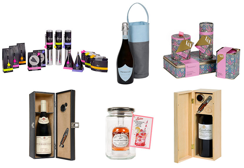 A selection of Vintagemarque's wine, food and hamper gifts & accessories